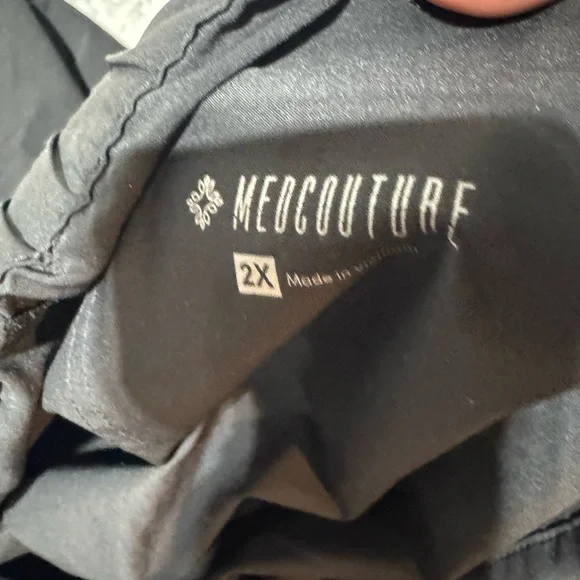 Med Couture Black Jogger Sweatpants with Drawstring - Picture 5 of 5